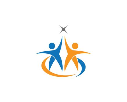 Community care Logo template vector