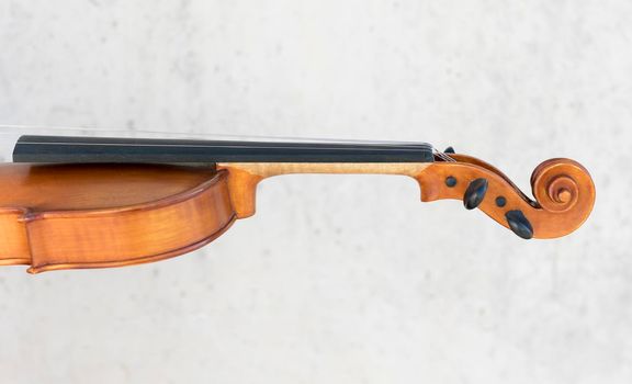 side view violin