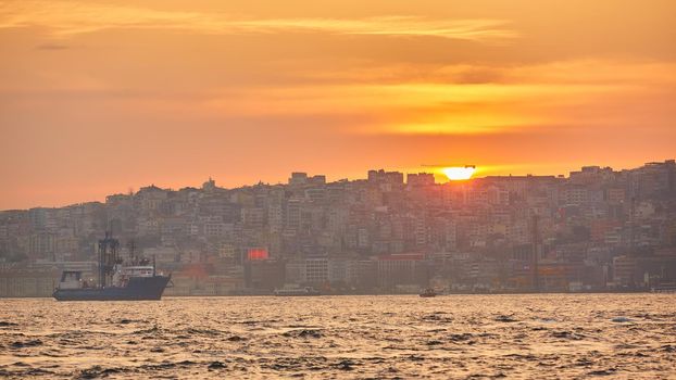 Besiktas coastline, the European side of Istanbul