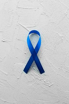 blue ribbon plaster background