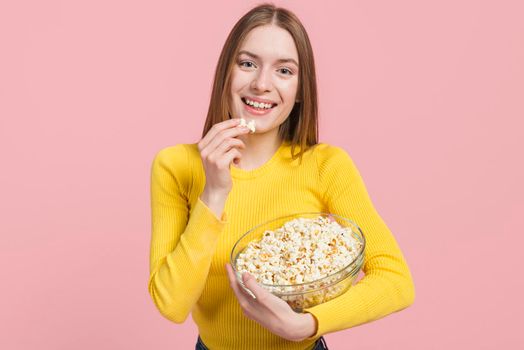 girl expressing her happiness