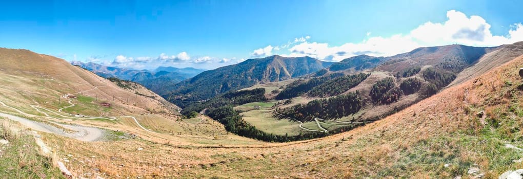 Landscape of the Ligurian Alps near Mount Saccarello on the border between Liguria and France.