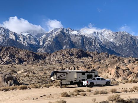 Rving in the Alabama Hills Recreation Area