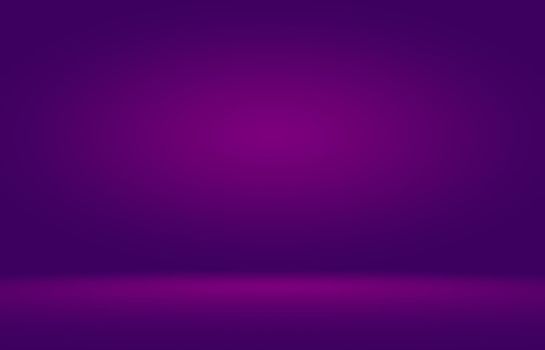 Abstract smooth purple backdrop room interior background.