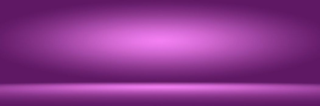 Studio Background Concept - abstract empty light gradient purple studio room background for product. Plain Studio background