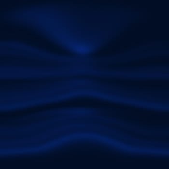 Abstract Luxury gradient Blue background. Smooth Dark blue with Black vignette Studio Banner