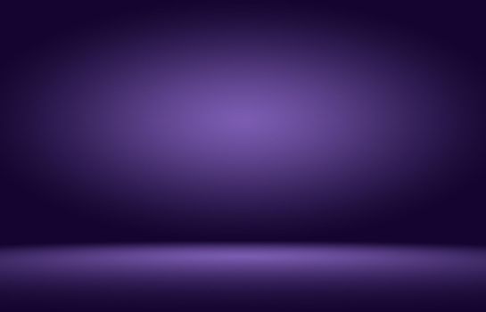 Abstract smooth purple backdrop room interior background.