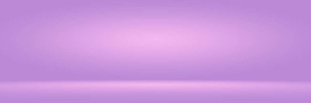 Studio Background Concept - abstract empty light gradient purple studio room background for product. Plain Studio background