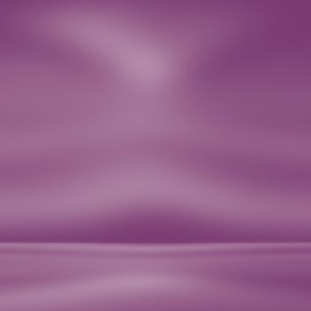 Studio Background Concept - abstract empty light gradient purple studio room background for product