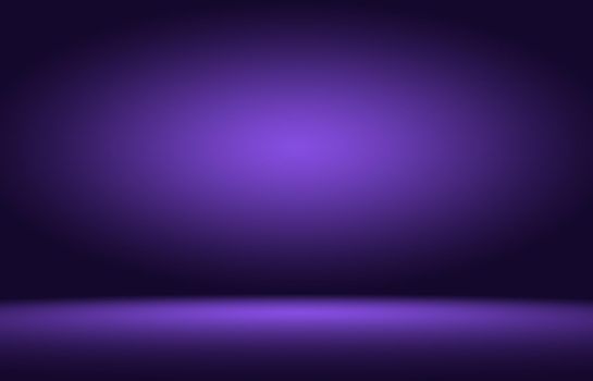 Abstract smooth purple backdrop room interior background.