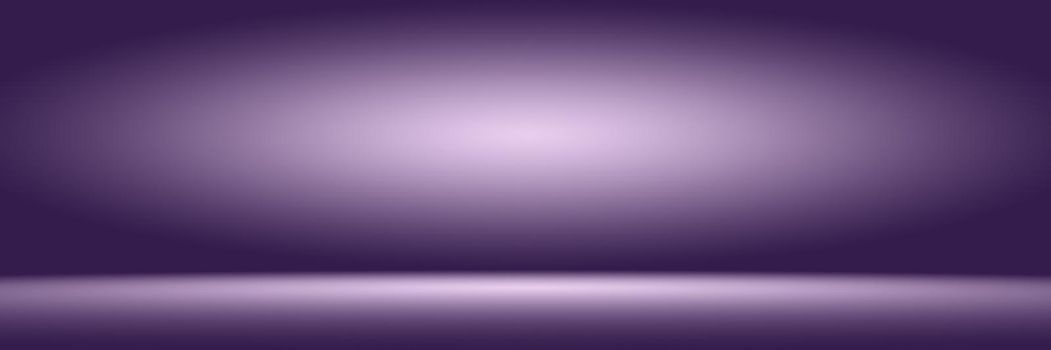 Studio Background Concept - abstract empty light gradient purple studio room background for product. Plain Studio background