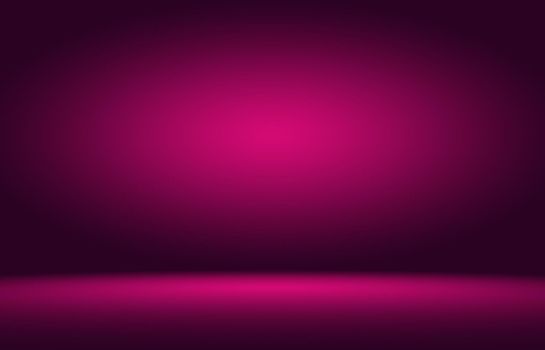 Abstract smooth purple backdrop room interior background.