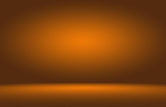 Abstract Luxury Gold yellow gradient studio wall, well use as background,layout,banner and product presentation