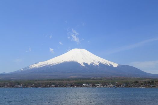 Mt.Fuji at Lake Yamanaka, Yamanashi, Japan