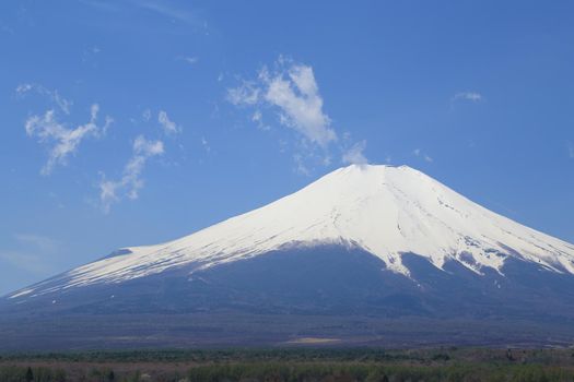 Mt.Fuji at Lake Yamanaka, Yamanashi, Japan