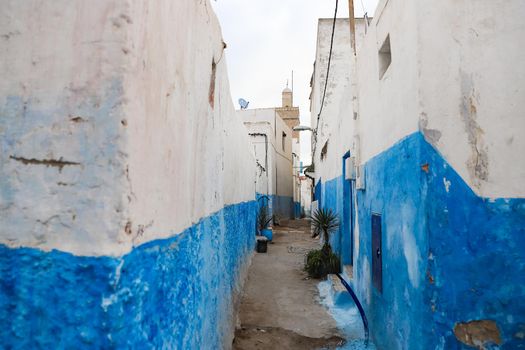 Street in Kasbah of the Udayas in Rabat City, Morocco