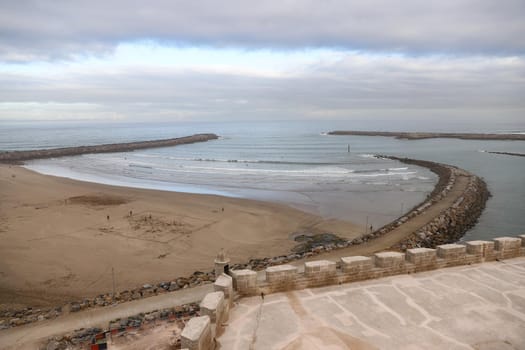 Atlantic Ocean Coast of Rabat City, Morocco