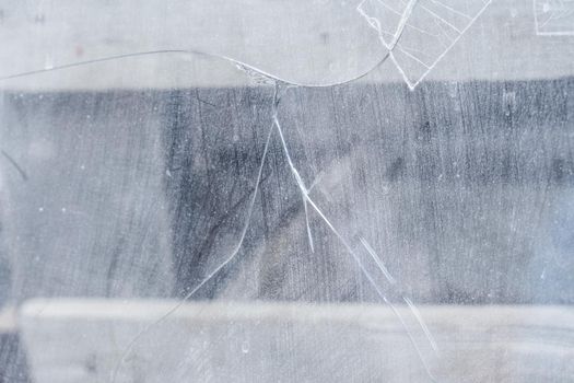Destroyed glass after russian shots in window of civil people in Ukraine. Stop putin war