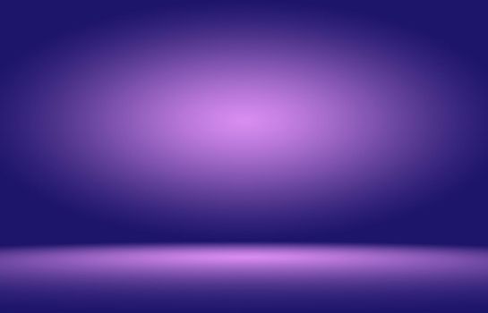 Abstract smooth purple backdrop room interior background.