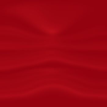 Abstract red light studio background with gradient