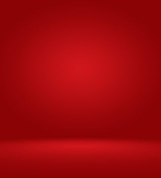 red for background and display your product.