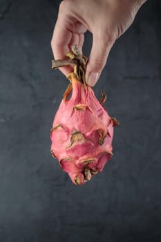 Dragon Fruit on a dark background table