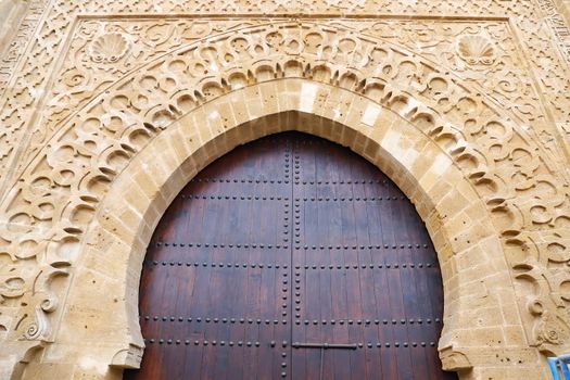 Gate of Kasbah of the Udayas in Rabat City, Morocco