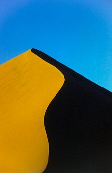 dunes 45, one of the most famous dunes of the namib desert, Namibia