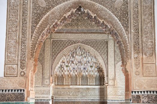 Saadiens Tombs in Marrakech City in Morocco