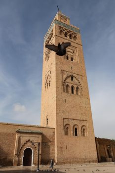 Kutubiyya Mosque in Marrakesh City in Morocco