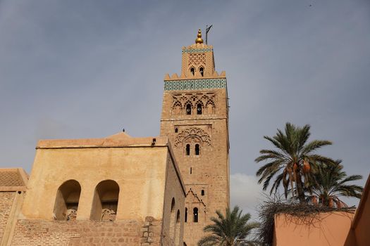 Kutubiyya Mosque in Marrakesh City in Morocco