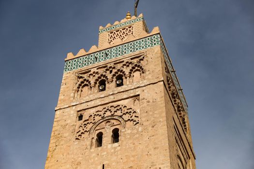 Kutubiyya Mosque in Marrakesh City in Morocco