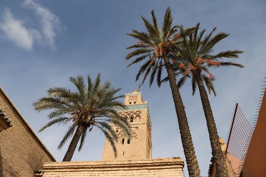 Kutubiyya Mosque in Marrakesh City in Morocco