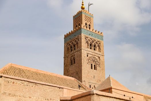 Kutubiyya Mosque in Marrakesh City in Morocco