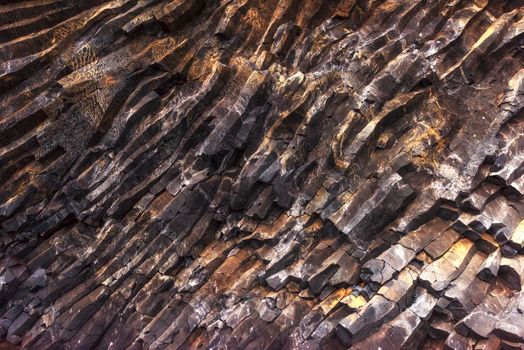 Texture mountains Reynisfyal Cape Dyrholaey IBeauty world. celand