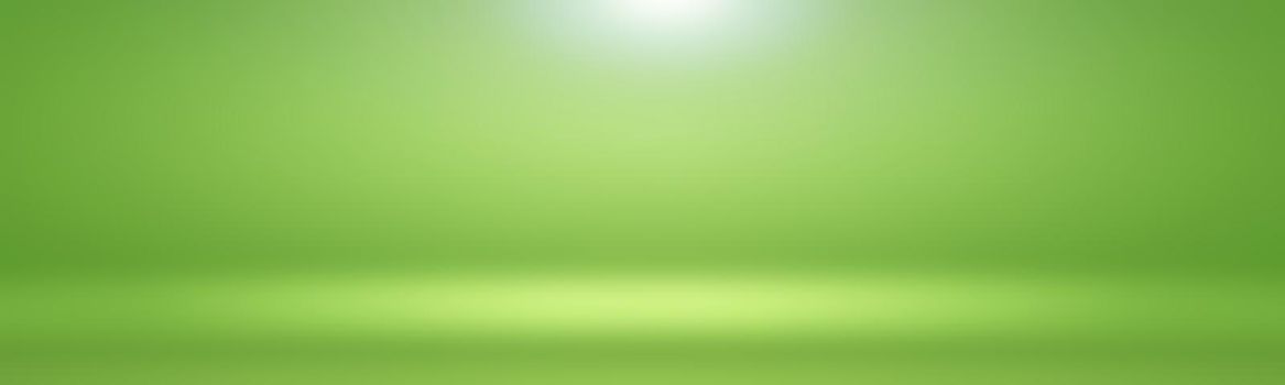 Luxury plain Green gradient abstract studio background empty room with space for your text and picture.