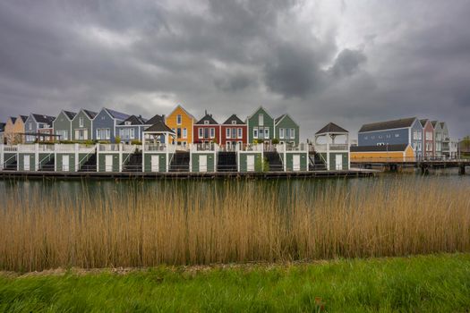Modern residential architecture in Houten, The Netherlands