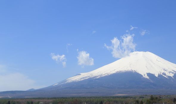 Mt.Fuji at Lake Yamanaka, Yamanashi, Japan