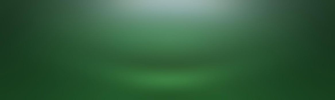 Luxury plain Green gradient abstract studio background empty room with space for your text and picture.