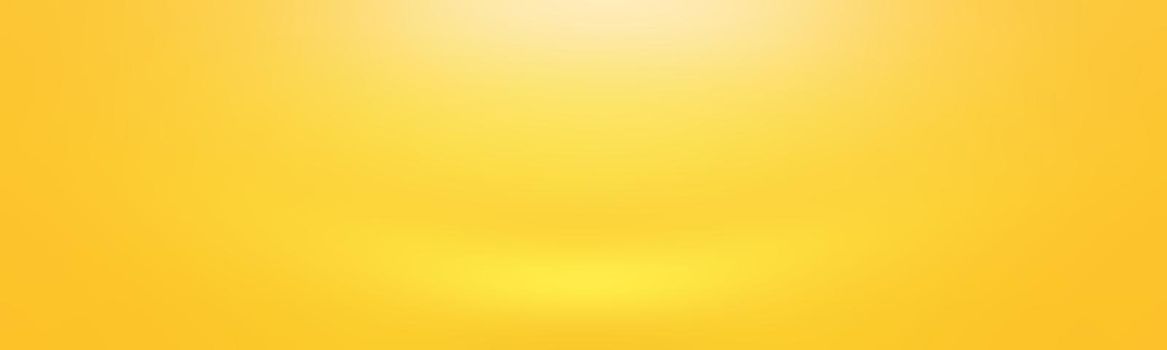 Abstract Luxury Gold yellow gradient studio wall, well use as background,layout,banner and product presentation