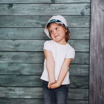 Cute girl posing for the camera Ukraine. Europe