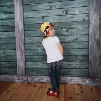 Cute girl posing for the camera Ukraine. Europe