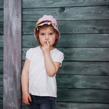 Cute girl posing for the camera Ukraine. Europe