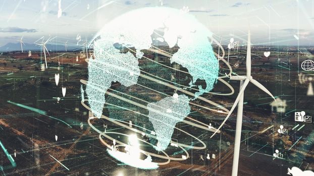 Environmental conservation technology and approaching global sustainable ESG by clean energy and power from renewable natural resources