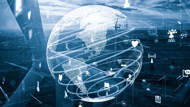 Environmental conservation technology and approaching global sustainable ESG by clean energy and power from renewable natural resources