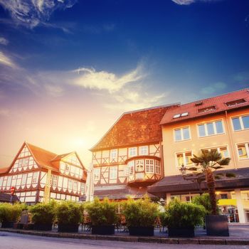 Charming town in Germany . Little Venice. Europe