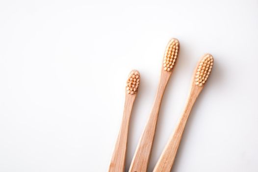 zero waste bamboo teeth brush. High quality photo