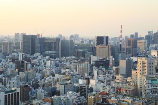 view of Tokyo cityscape, Japan