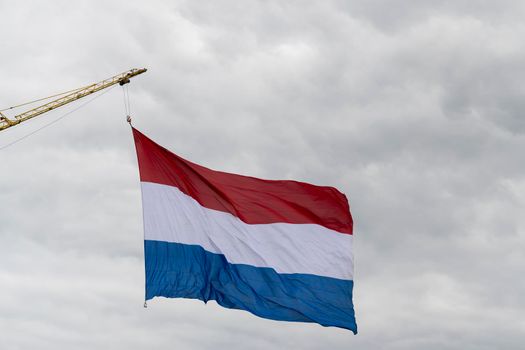 Dutch flag hoisted on a national holiday