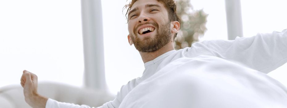 closeup.background image of men in pyjamas .photo with copy space